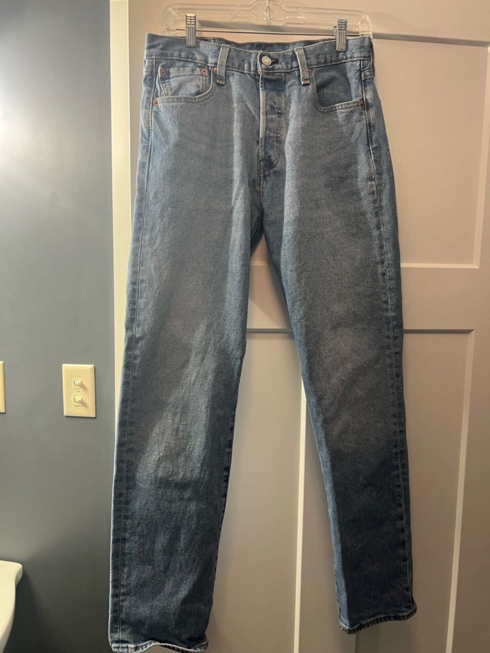 Levi's 501 Men's Straight Leg Blue Denim Jeans 30W x 32L